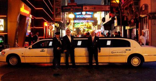 Mit der Limo vor der großen Freiheit