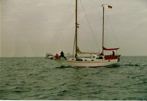 Mit der Yacht unterwegs