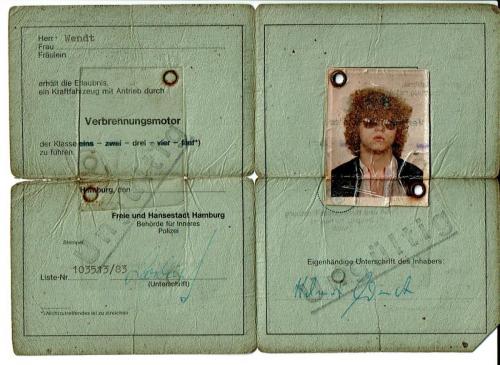 Schnecke Führerschein, spitzen Frisur!