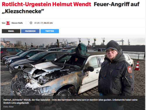 Schnecke in der Presse